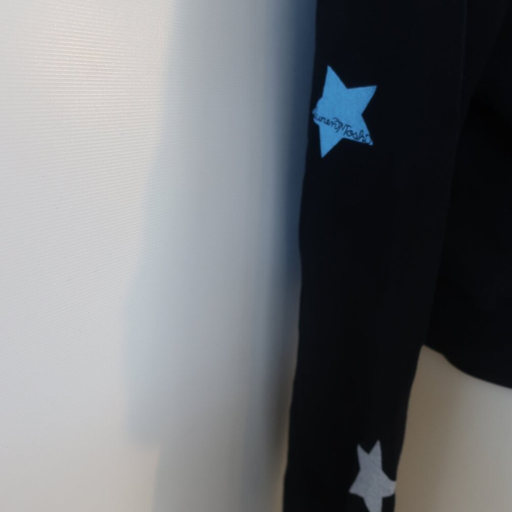 Womens Lauren Moshi  Full Zipper Navy Blue Hoodie Graphic Sweatshirt S - Picture 5 of 7